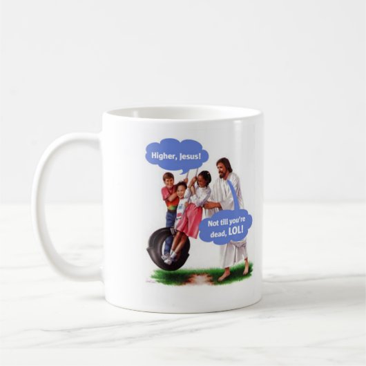 hoger, hoger koffiemok (Links)