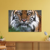 Hoger hoofd en gezicht canvas afdruk (Insitu (Woonkamer))