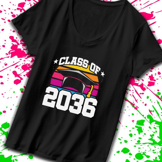 Hoger jaar 2036 - Afstuderen van hoge klasse 2036 T-shirt