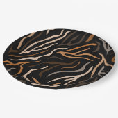 Hoger kleurenpatroon Dierlijk Papieren Bordje (Gekanteld)