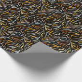 Hoger kleurenpatroondier cadeaupapier (Hoek)