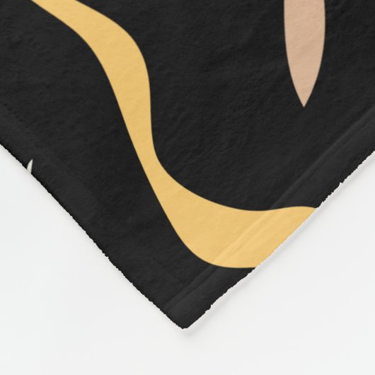 Hoger kleurenpatroondier fleece deken (Hoek)