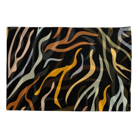 Hoger kleurenpatroondier kussensloop (Achterkant-Links)