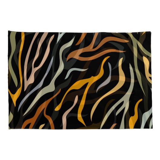 Hoger kleurenpatroondier kussensloop (Achterkant-Rechts)