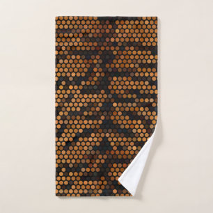 Hoger kleurenpatroonpapier handdoek