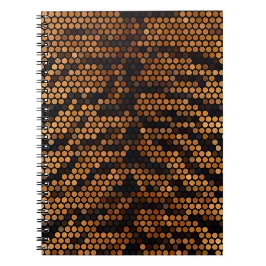 Hoger kleurenpatroonpapier notitieboek (Voorkant)