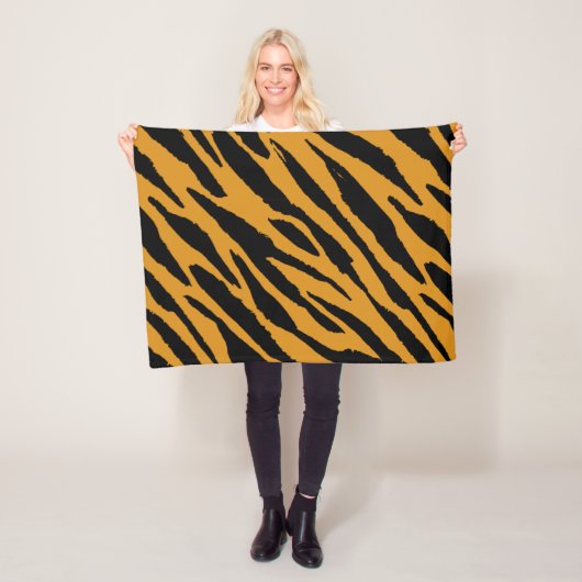 Hoger kleurpatroondieren fleece deken (In situ)