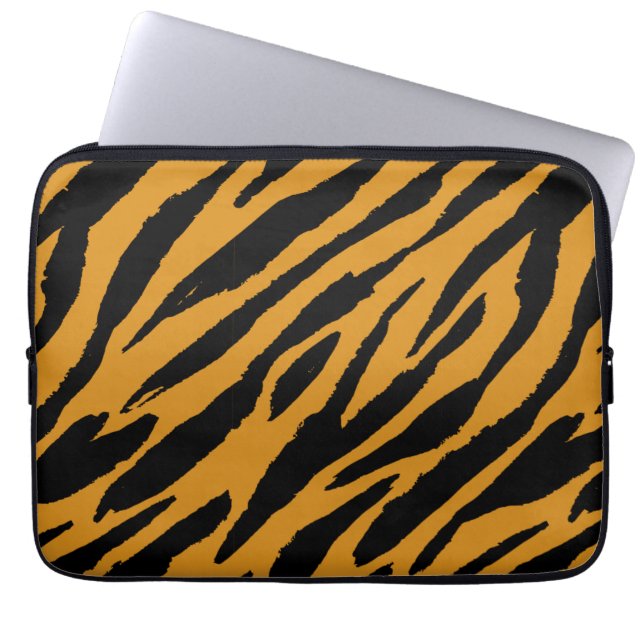 Hoger kleurpatroondieren laptop sleeve (Voorkant)