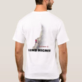 Hoger klimmen - Acrofobie? T-shirt (Achterkant)