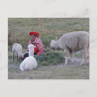 Hoger met koppel briefkaart