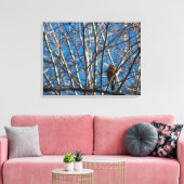 Hoger omhoog canvas afdruk (Insitu (Woonkamer))