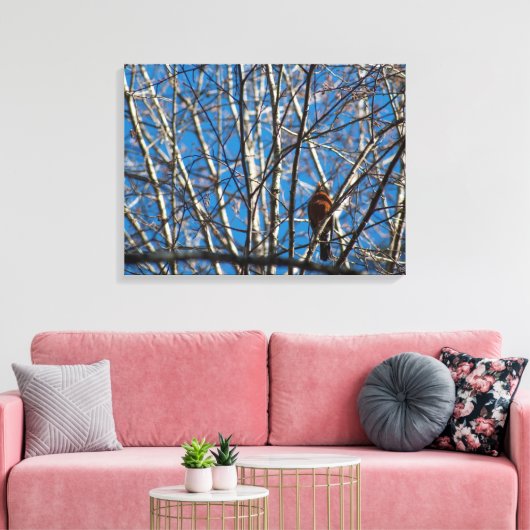 Hoger omhoog canvas afdruk (Insitu (Woonkamer))