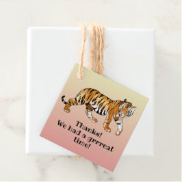 Hoger ontwerp bedankjes labels