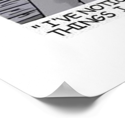 Hoger op de Park Bench Poster (Hoek)