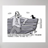 Hoger op de Park Bench Poster (Voorkant)