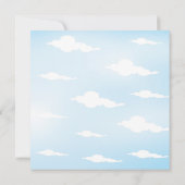 Hoger op Kite verjaardagsfeestje Kaart (Achterkant)