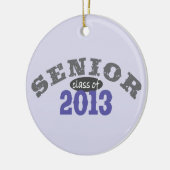 Hoger Paars 2013 Keramisch Ornament (Links)