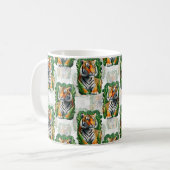 Hoger patroonontwerp koffiemok (Voorkant links)