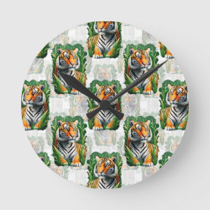Hoger patroonontwerp ronde klok
