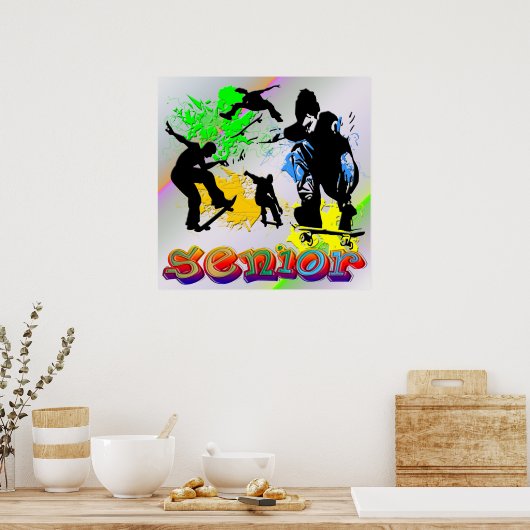 Hoger Poster voor skateboarden (Keuken)