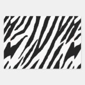 Hoger riem - Zwart en wit ontwerp Inpakpapier Vel (Voorkant)