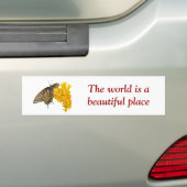 Hoger Swallowtail Butterfly (Papilio glaucas) Item Bumpersticker (Op auto)