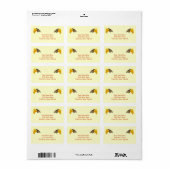 Hoger Swallowtail Butterfly (Papilio glaucas) Item Etiket (Full Sheet)