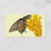 Hoger Swallowtail Butterfly (Papilio glaucas) Item Visitekaartje (Achterkant)