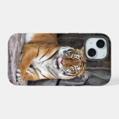 Hoger telefoongeval iPhone 15 case (Achterkant horizontaal)