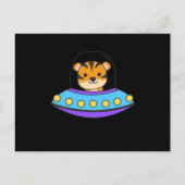 Hoger universum UFO in ruimteschip Briefkaart (Voorkant)