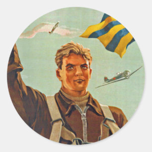 Hoger, verder en sneller! ronde sticker