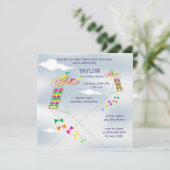 Hoger - verjaardagsuitnodigingen - 5 kaart (Staand voorkant)