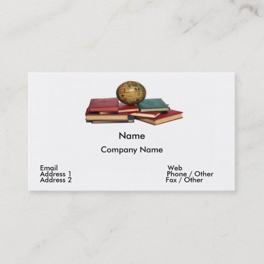 Hoger Visitekaartje voor leren (Voorkant)