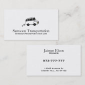 Hoger Visitekaartjes voor vervoer (Voorkant / Achterkant)