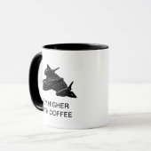 HOGER VLIEGEN MET KOFFIE MOK (Voorkant links)