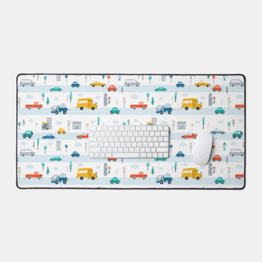 Hoger voertuigpatroon bevestigen bureaumat (Keyboard & Muis)