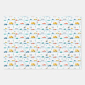 Hoger voertuigpatroon bevestigen inpakpapier vel (Voorkant 3)