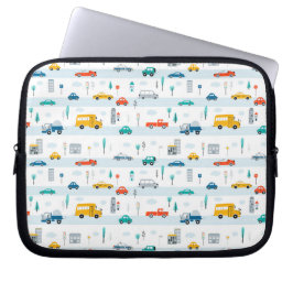 Hoger voertuigpatroon bevestigen laptop sleeve