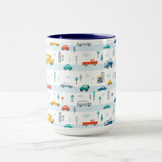 Hoger voertuigpatroon bevestigen mok (Midden)