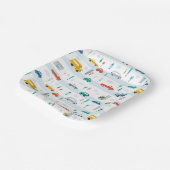 Hoger voertuigpatroon bevestigen papieren bordje (Gebogen)