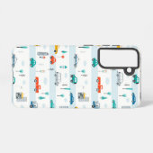 Hoger voertuigpatroon bevestigen samsung galaxy hoesje (Achterkant horizontaal)