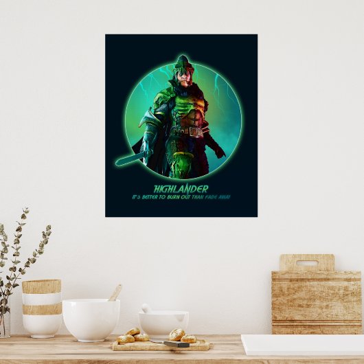 Hoger voor de Kurgan Poster (Keuken)