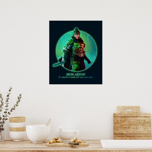 Hoger voor de Kurgan Poster (Keuken)
