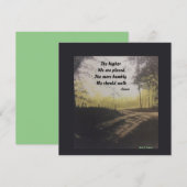 HOGER WIJ WORDEN GEPLAATST CICERO FLAT-KAART FEESTDAGENKAART (Voorkant / Achterkant)