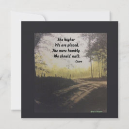 HOGER WIJ WORDEN GEPLAATST CICERO FLAT-KAART FEESTDAGENKAART