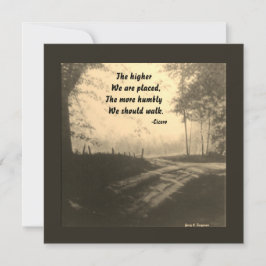 HOGER WIJ WORDEN GEPLAATST CICERO FLAT-KAART FEESTDAGENKAART