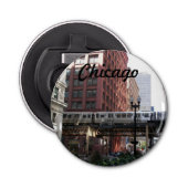 Hogere boorgang in Chicago Button Flesopener (Voorkant)