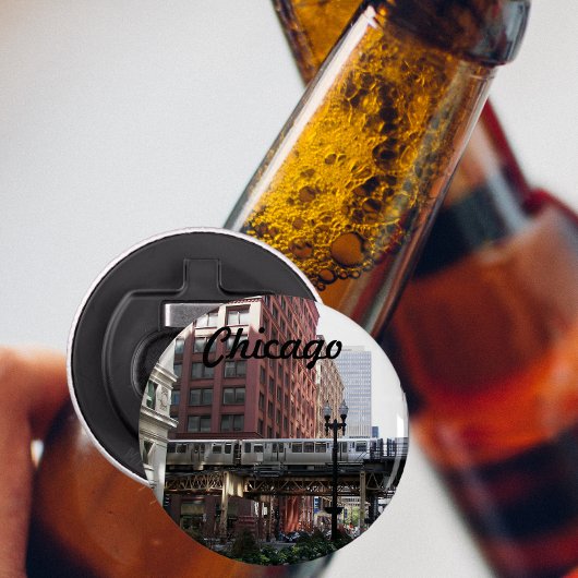 Hogere boorgang in Chicago Button Flesopener