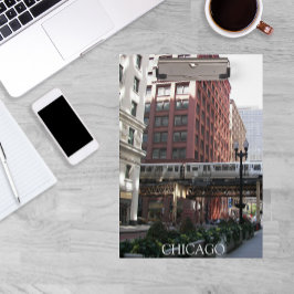 Hogere boorgang in Chicago Klembord