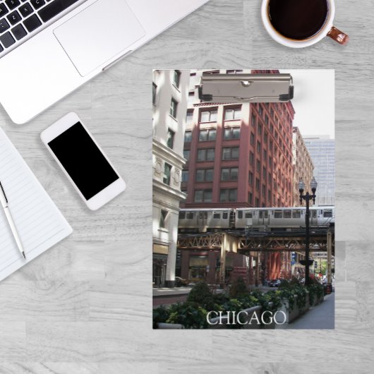 Hogere boorgang in Chicago Klembord